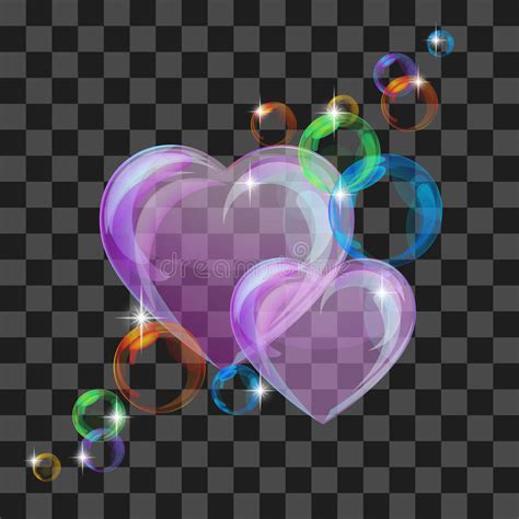 Shiny Bubble Heart Stock Vector Illustration Of Ball 83806328