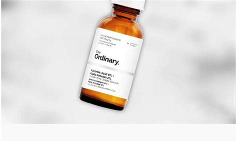 A combination of eight percent ascorbic acid and two percent alpha arbutin. Review Serum The Ordinary Ascorbic Acid 8% + Alpha Arbutin ...