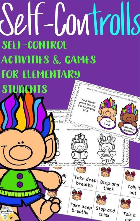 Self Control Activities And Games For Elementary Students The Self