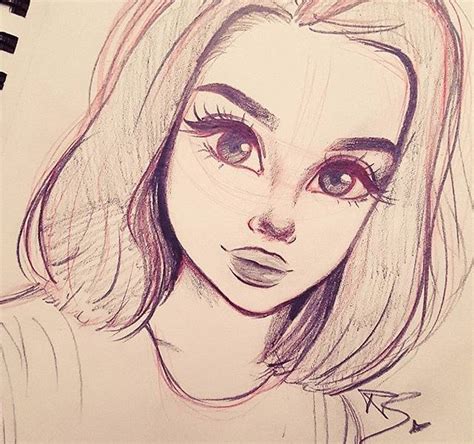 Girl Drawing Pinterest At Getdrawings Free Download