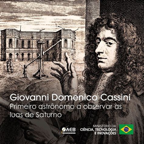 História Giovanni Domenico Cassini — Agência Espacial Brasileira