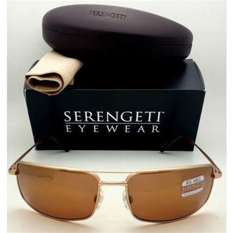 Serengeti Sunglasses Treviso 8484 Gold Driver Photochromic Polarized