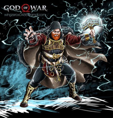 Thor God Of War By Wingzerox86 On Deviantart