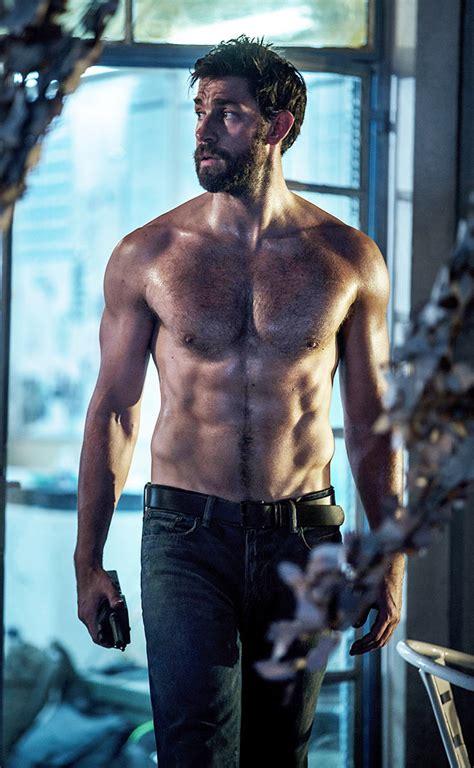 John Krasinski Goes Shirtless Shows Off His Six Pack In New Pic From 13 Hours