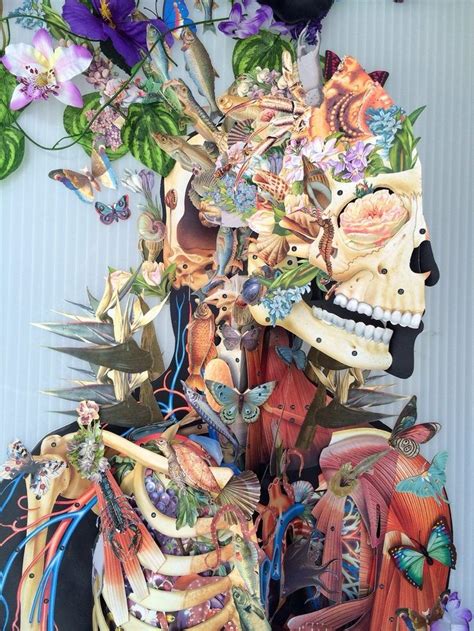 Surreal Anatomical Collages Fused With Flowers By Travis Bedel