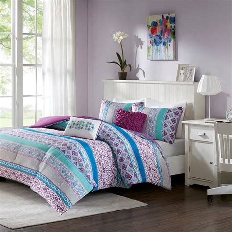 Intelligent Design Joni Twintwin Xl Comforter Set In Purple Olliix
