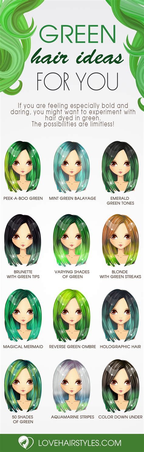 30 Sexy Green Hair Ideas To Try