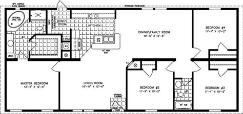 2 bedroom,12'x44' 3 bedroom,12'x60' 4 bedroom,14'x70' interior photos. Beautiful 4 Bedroom Mobile Home Floor Plans - New Home ...