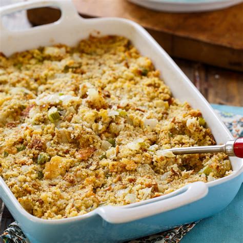 So why not take a tip from the likes of alton brown and john besh and serve a thanksgiving meal that oozes with southern charm? Southern Cornbread Dressing - Spicy Southern Kitchen