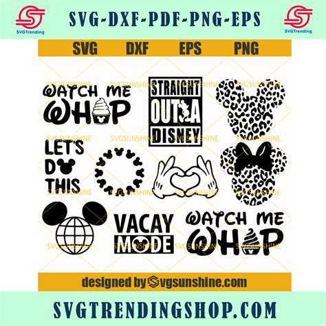 Disney Svg Disney Png Disney Dxf Disney Bundle Svg Disney Bundle Images And Photos Finder