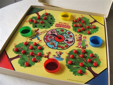 Vintage Hi Ho Cherry O Board Game C 1960 Complete