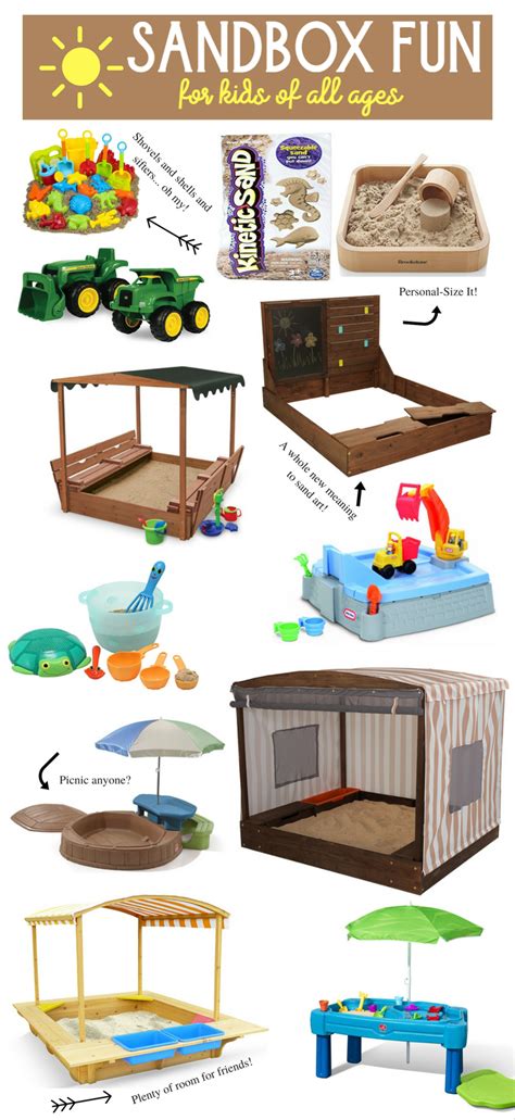 You'll find many different styles to suit your family's style and space. Sandbox Fun for Kids of All Ages - The Shirley Journey