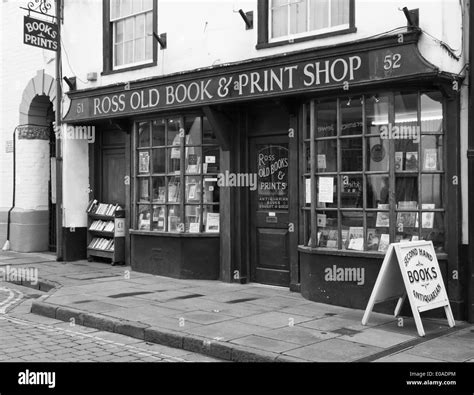 Old Book Shop England Black And White Stock Photos And Images Alamy