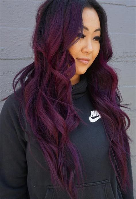 Your Plum Hair Color Guide 57 Posh Plum Hair Color Ideas And Dye Tips