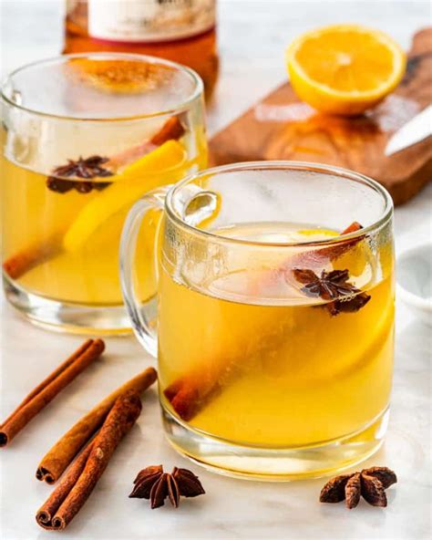 Cozy Up By The Fire With A Classic Hot Toddy This Warm Lemon And Honey Drink Is Spiked With