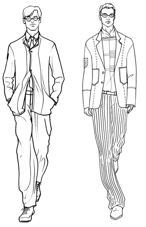 Menswear Fashion Sketches Men Mens Fashion Illustration Fashion