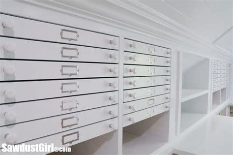 Whether you need media storage in a man cave, or storage for a craft room, we have something that's perfect for your home. Map Drawers - Craft Room Storage - Sawdust Girl®