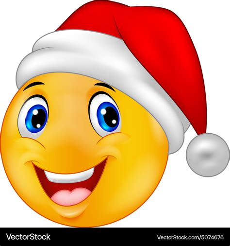 Cute Santa Claus Smile Emoji Icon Emoticon Vector Image My XXX Hot Girl