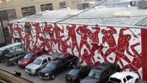 Cleon Peterson New Mural In Los Angeles USA StreetArtNews