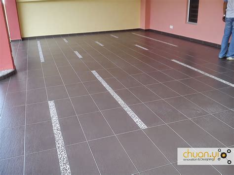 Japanese metallic car porch park porcelain backyard tiles. Chuan Yi Construction & Renovation Sdn Bhd: Extend Master ...