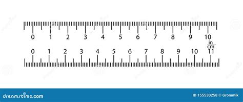 Millimeter And Inch Rulers Stock Photography 25949672