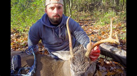 Pa Archery Buck Taken At 15yds Youtube
