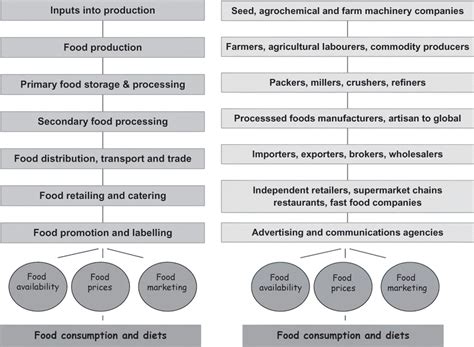 A Basic Food Supply Chain A Process Based Food Supply Chain B