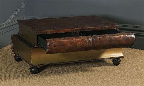 Get it as soon as wed, jun 9. Antiques Atlas - Brown Leather Double Book Form Shaped ...