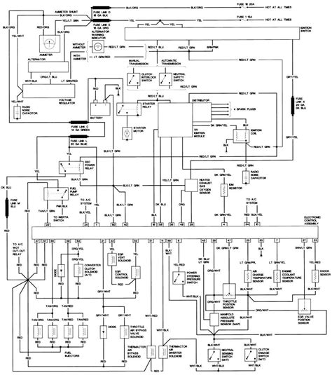 Ford ranger u0026 bronco ii electrical diagrams at the ranger. 1987 Ford Wiring Diagram - Wiring Diagram Schema