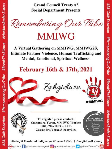 remembering  tribe mmiwg virtual gathering grand council treaty