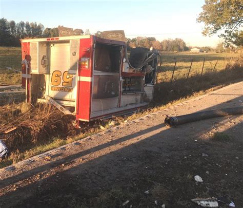 County Firefighter Escapes Serious Injury In Rollover Crash Of Fire