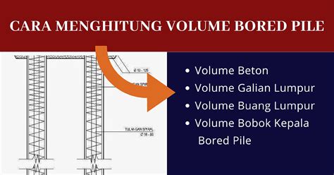 Perhitungan Volume Pekerjaan Bored Pile