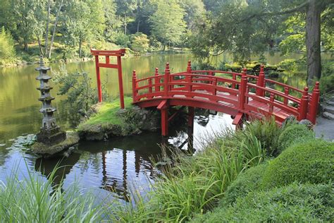 Garden Bridge Japanese Red · Free Photo On Pixabay