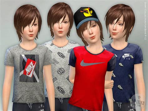 T Shirt Collection For Boys P12 By Lillka At Tsr Sims 4 Updates