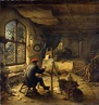 Adriaen van Ostade (1610-1684): The painter in his workshop ...