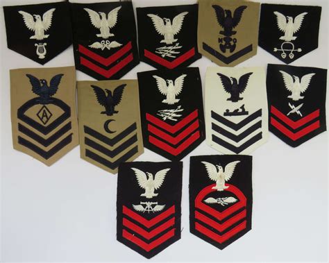 Selection Of American Navy Rank Badges In General Other