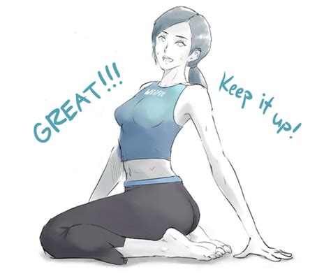 So There Is Naughty Fan Art Out For Wii Fit Trainer Now Ign Boards