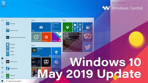 Windows 10 May 2019 Update Official Release Demo Version 1903 Youtube