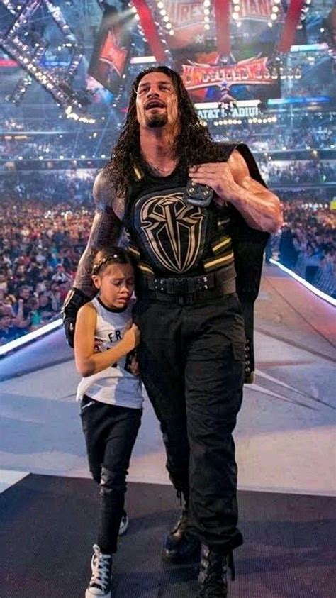 Like Father Like Daughter Checkout Lovely Photos Of Roman Reigns And Her Daughter Boombuzz