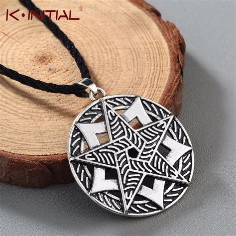 Kinitial Slavic Hollow Star Of Magic Knot Pendant Slavic Amulet Star