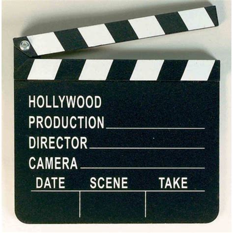 Hollywood Clapboard Die Cut Amscan Asia Pacific