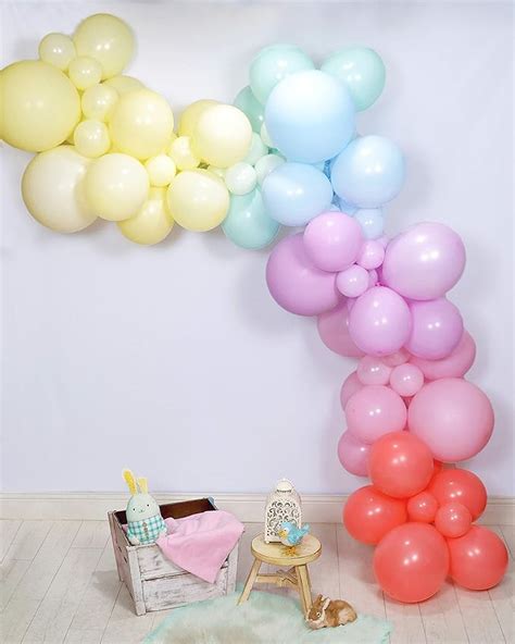 Pastel Balloon Garland And Arch Kit 100 Balloons Rainbow
