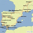 StepMap - San Sebastian - Landkarte für Europa