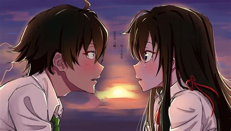 anime my teen romantic comedy snafu hd wallpaper by 各种快乐