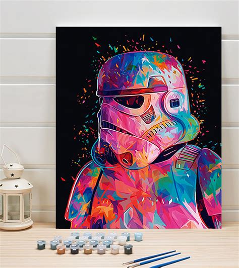 Stormtrooper Star Wars Paint By Numbers Goodnessfind