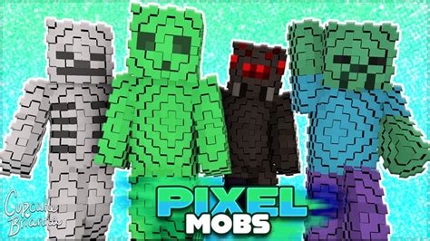 Pixel Mobs Skin Pack By Cupcakebrianna Minecraft Skin Pack