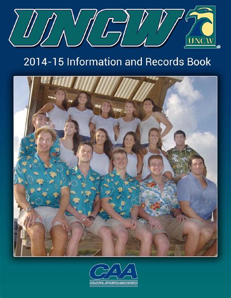 2014 15 Uncw Swimming And Diving Information And Records Book By Unc
