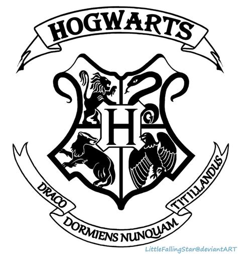 Hogwarts Crest By Littlefallingstar On Deviantart Harry Potter