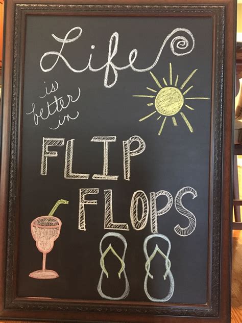 My Summer Chalkboard Summer Chalkboard Chalkboard Art Chalkboard