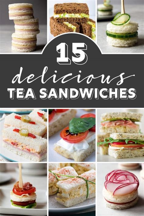 15 Delicious Tea Sandwiches Perfect For Tea Parties Oh How Civilized